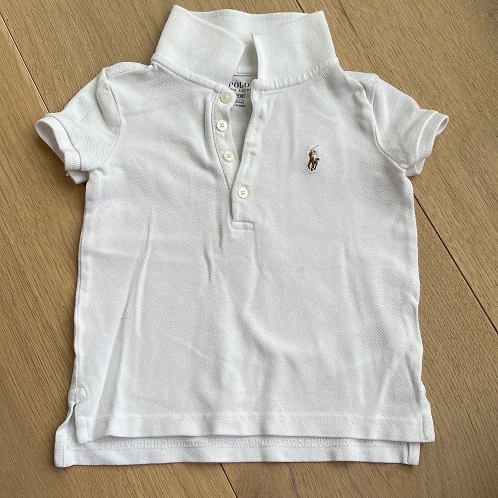 Ralph Lauren white polo